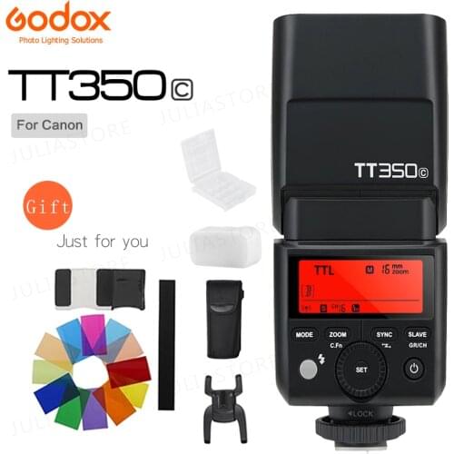 GODOX TT350C GN36 HSS 1 / 8000s TTL 2.4G Wireless X System Camera Speedlite for Canon Mirrorless digital