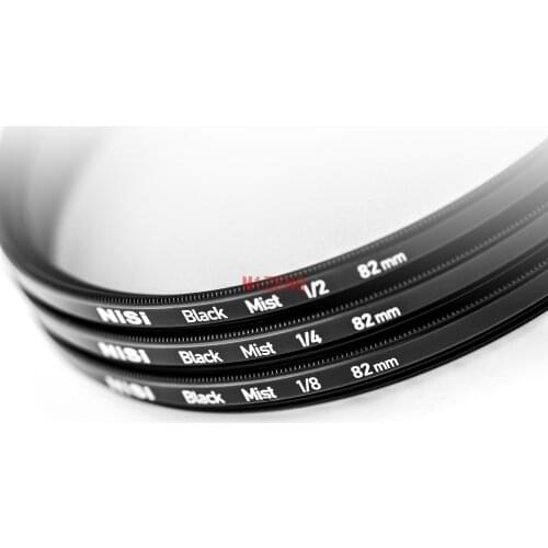 Allure black Mist 1/4 stop mc Soft Focus Effect Diffuser Lens Filter For 67 72 77 82 mm Canon Nikon sony fuji camera portrait