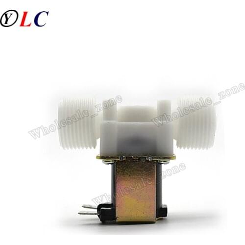 Two parallel 0.02 to 0.8mpa Electric Solenoid Valve Magnetic DC 12V N/C Water Air Inlet Flow Switch 3/4"