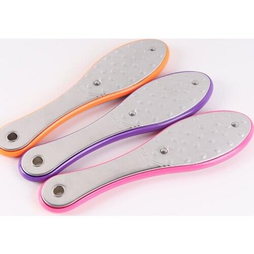 Double-sided Stainless Steel Foot Sharpener Pedicure Tool Foot File Callus Dead Skin Remover Pedicure Tools