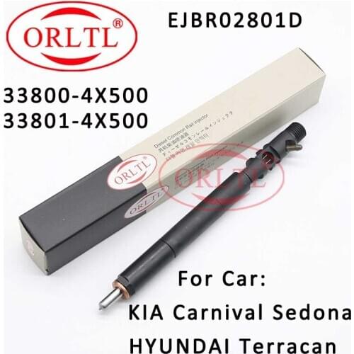 For Hyundai Terracan Nozzle EJBR02801D Common Rail Injector EJB R02801D Diesel Auto Sprayer EJBR0 2801D For KIA 33801-4X500