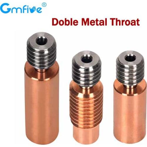 GiFive Bi-Metal Heatbreak Titanium Alloy Stainless Steel Throat For E3D V6 HOTEND Heater Block Ender3 V2 3D Printer Parts
