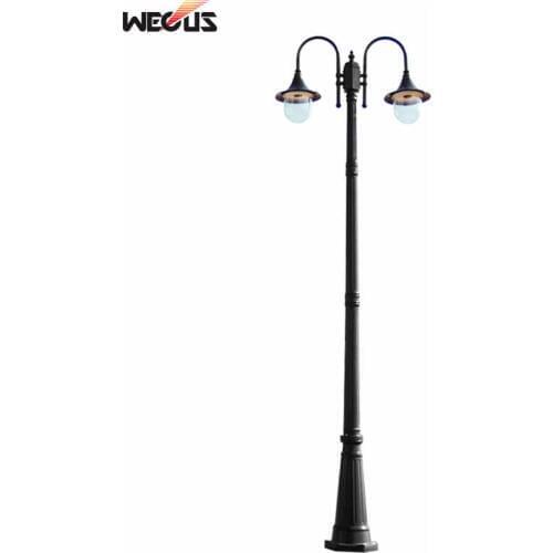 H≈2.6M)Double-head large road lighting courtyard landscape lamp European garden outdoor venue waterproof garden light