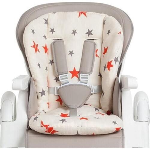 Baby Infant Safety Stroller High Chair Seat Cushion Cute Star Cotton Mat Cart Mattress Mat Feeding Chair Pad Cover Protector