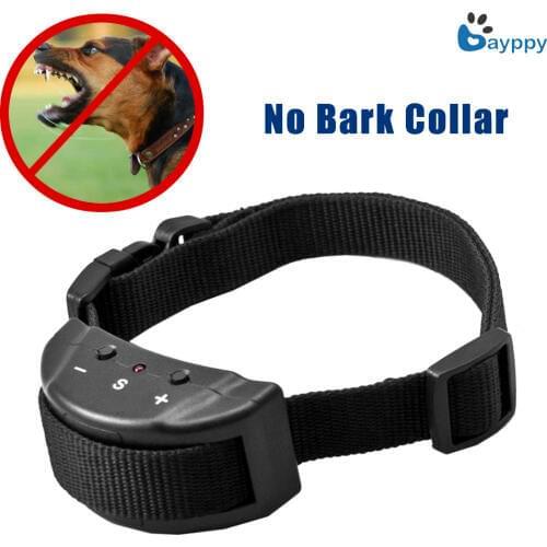 Durable Anti Bark No Barking Remote Electric Shock Collar Automatic Shock Vibration Dog Pet Training Collar for Pet Dog Training
