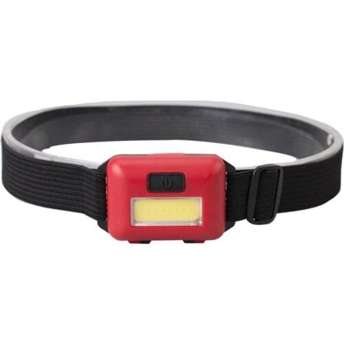 Portable Mini COB LED Headlight Flashlight Outdoor Fishing Waterproof Headlight Cycling Light Emergency Modes Camping Headl H4O2