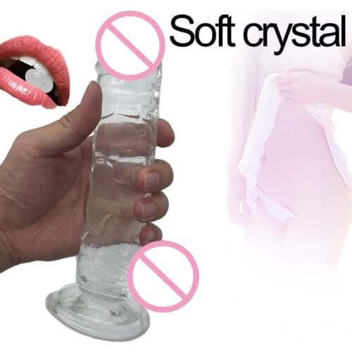 Skin Feeling Realistic Dildo Soft Material Huge Big Penis with Suction Cup Sex Toys for Woman Strapon Female Masturbation