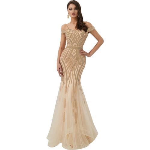 Luxury Ivory Tulle Sweetheart Neck Mermaid Prom Dress Evening Gown Short Sleeves Robe de soiree Fishtail Vestido de noche 70315