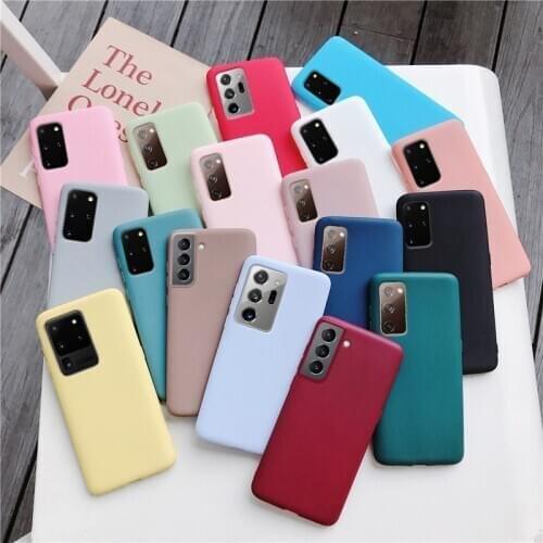 Candy color silicone case for oneplus nord matte soft tpu cover for oneplus 8 pro for one plus 1+nord 1+8 7t 1+7t 6t 6 1+6t case