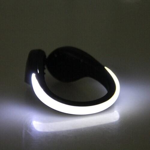 LED Bright Flash Light For Running Cycling Bike New LED Luminous Shoe Clip Light Night Safety Warning 2021