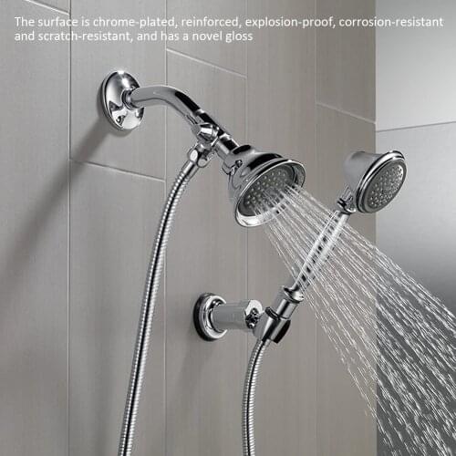 Angle Valve Hose Bath Shower Arm Toilet Chromed Brass 3-Way Shower Arm Diverter Valve G1/2 Tee Adapter for Hand Shower