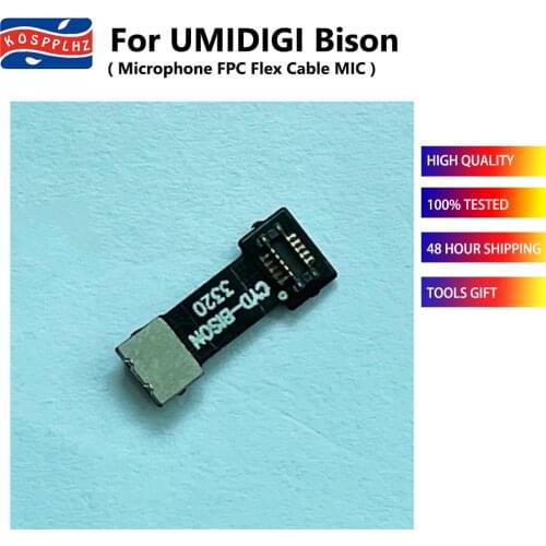 For UMIDIGI Bison Cell Phone Inner Microphone FPC Flex Cable MIC Repair Bison Microphone link Cable Replacement Accessories