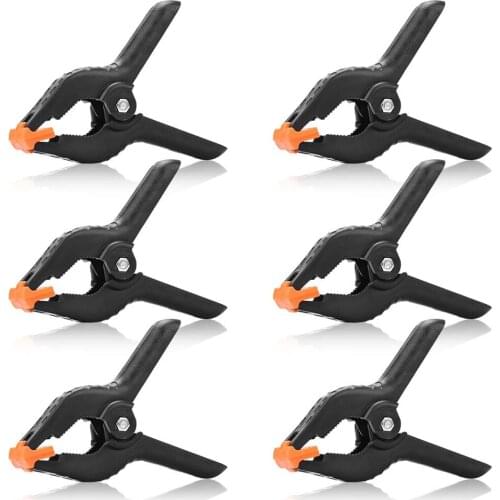 12Pcs Photography Heavy Duty Muslin Clamps Adjustable Plastic Spring Background Stand Clips Fixed Backdrop Muslin Green Screen