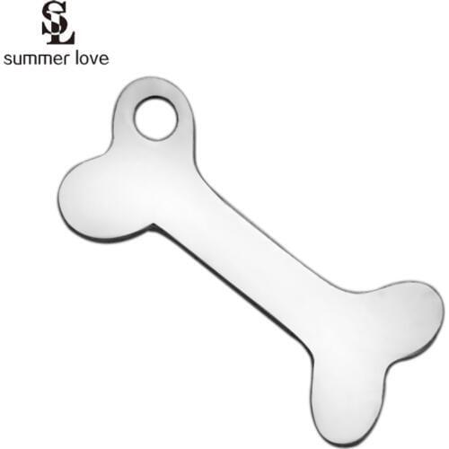 10 Pcs Lot Metal Animal Dog Charms Pendant Silver Color Dog Bone Charms With Letter Love DIY Jewelry Making Bulk