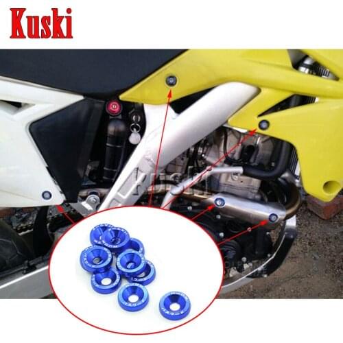 10X Car modified screw gaskets For Honda Civic 2006-2011 Accord Fit CRV HRV City Jazz For Fiat 500 Punto Stilo Bravo