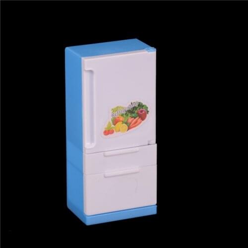 1X Doll Washing Machine/ Home Fridge For Dolls Derivative Product Dolls Doll House Furniture Refrigerator Play