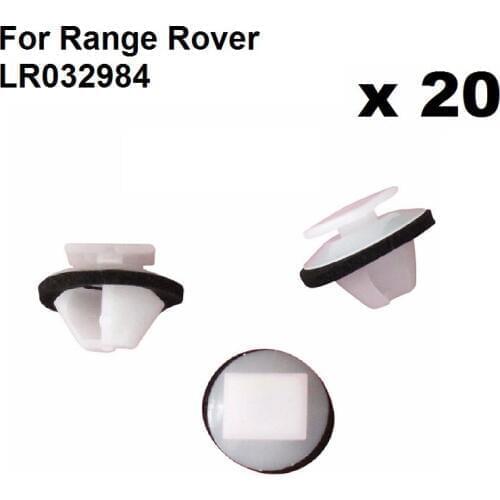 20x Clips For Land Rover Range Rover Evoque Exterior Door Trim White Plastic,oe#LR032984