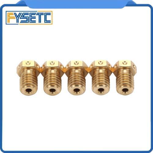 8pcs Top Quality V6 Nozzles 3D Nozzle 3D Printer Nozzle For 3D Printers Hotend E3D Nozzles Titan J-head Extruder 1.75mm Filament