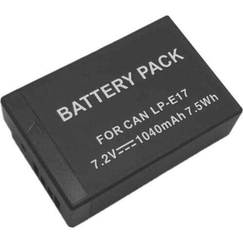 Camera Battery LP E17 LPE17 LP-E17 for Canon EOS 200D M3 M6 750D 760D T6I T6S 800D 8000D Kiss X8I 1040MAh Batteries