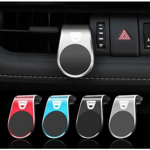 Car Styling Magnetic Car Phone Holder For Dacia Duster Sandero Logan Lodgy 2Mcv Stepway Dokker Bigster Spring Air Outlet Clip