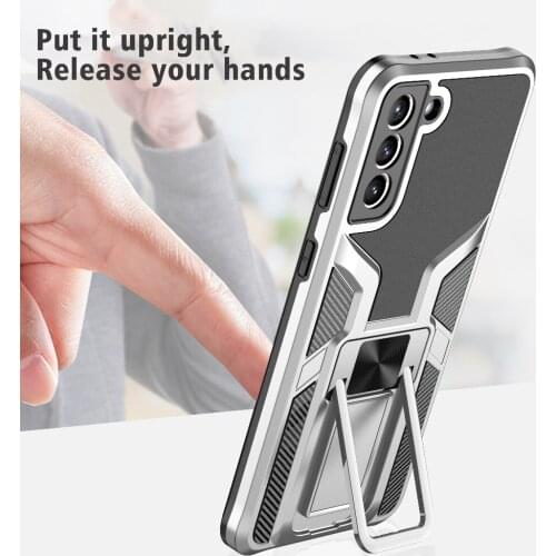 Sumkeymi Shockproof Armor Phone Ring Magnetic Holder Case For Samsung Note 20 U S20 Plus S20U S21 Plus S21U Hand Band Cases
