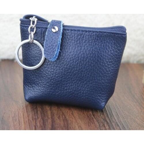 Itapkris Fashion Leather Women Men Key Holder Casual Multifunction Car Key Wallet Coin Pouch Card Housekeeper