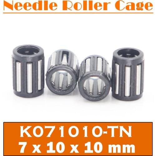 K071010 Bearing size 7*10*10 mm ( 4 Pcs ) Radial Needle Roller Cage Assemblies K071010 K71010 39241/7 Bearings K7x10x10TN