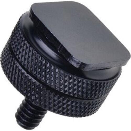 Top Deals Durable Pro 1/4 Mount Adapter F Threaded Tripod Sled Flash Hot Shoe Black