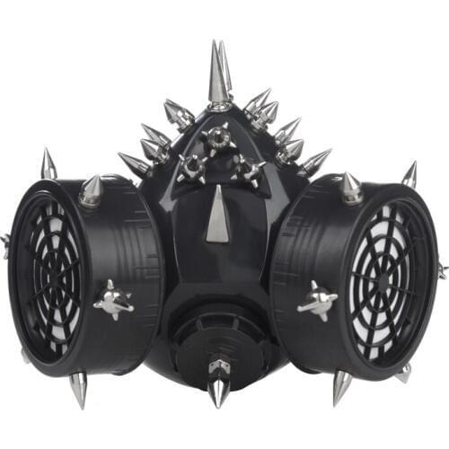 New Steampunk Face Mask PUNK Gothic Rock Accessories Rivets steel Steampunk Cosplay Men Women Masks