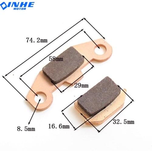 Heavy-Duty Motorcycle Copper Brake Shoe Discs Are Suitable For Off-Road Motorcycles All-Terrain Vehicles Pit-Type