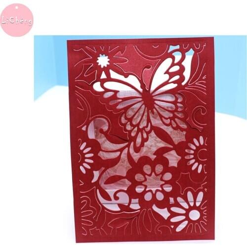 Butterfly Frame Metal Cutting Dies Scrapbooking Paper Cards Making Craft Edge Stencil Clear Stamps and Slimline Card Dies 2020