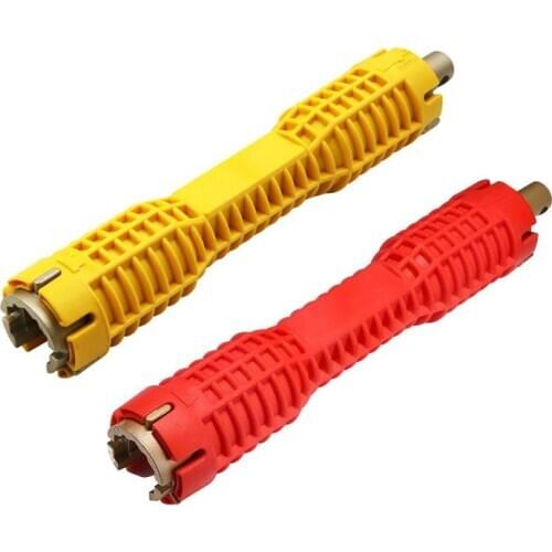 Multi-purpose Plumbing Tool Faucet Sink Installer Tool Pipe Wrench Power Drill Ratchet Bushing Spanner Key Gator Magic Grip