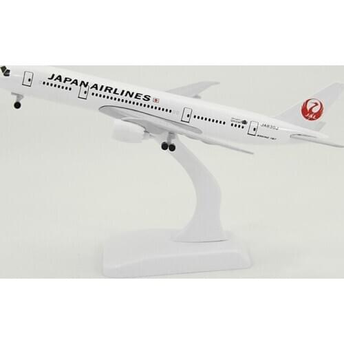 20cm 1:250 Scale Japan Airlines Boeing B787 Airplane Model With Wheels Zinc Alloy Aircraft Model Collectible Decoration Gifts
