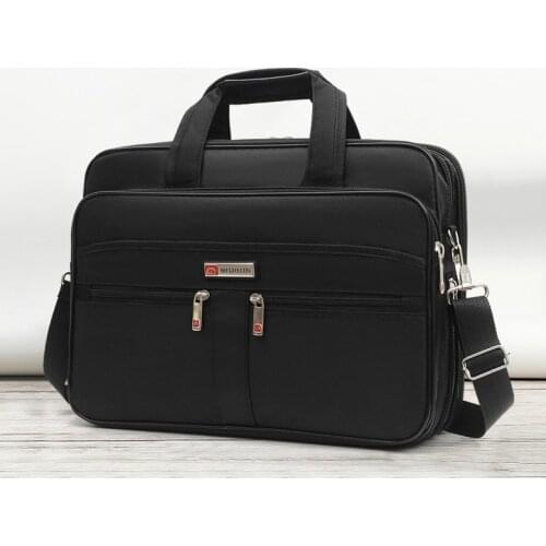Office Business Laptop Bags A4 Documents Pouch Phone Pen Handbag Crossbody Shockproof Cell Wallet Glasses Storage Accessories