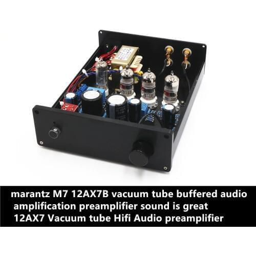 Marantz M7 12AX7B/6N4 vacuum tube buffered audio amplification preamplifier sound is great Vacuum tube Hifi Audio preamplifier