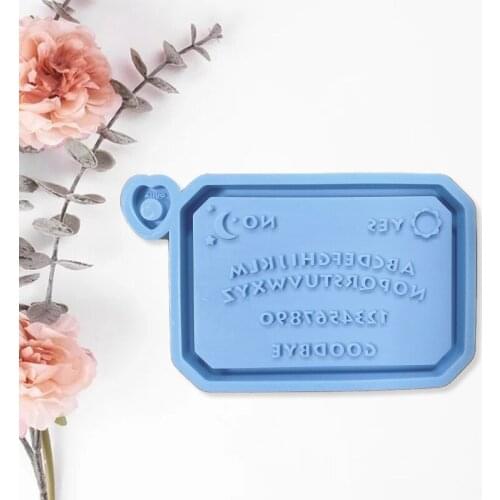 Epoxy Resin Mold Hanging Listed Plate Pendant Casting Silicone Mould DIY Crafts Decorations Making Tools T84A