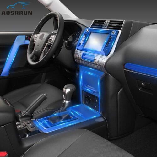 For Toyota PRADO 2018 2019 2020 Transparent protective film Full foil Car Accessories Central control protective film