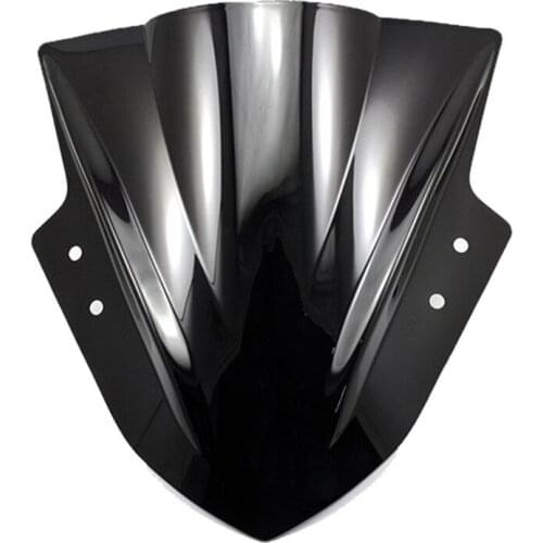 Clear Black Motorcycle Windshield Windscreen Fit For KAWASAKI Ninja 300R EX300 2013 2014 2015 216 2017