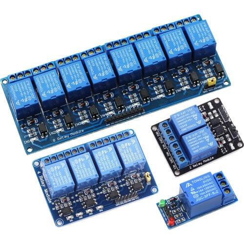 1 2 4 8 Channel DC 5V Relay Module with Optocoupler Low Level Trigger Expansion Board For Arduino DIY Kit Raspberry Pi