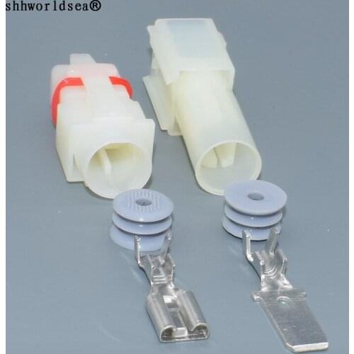 Worldgolden 1 Pin 7.8mm Waterproof Automotive Connector Female Male For Cars Auto Cable Harness