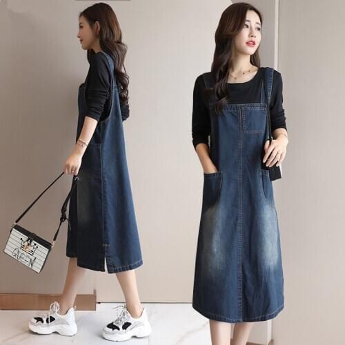 Skyenunim Fashion Denim Dresses