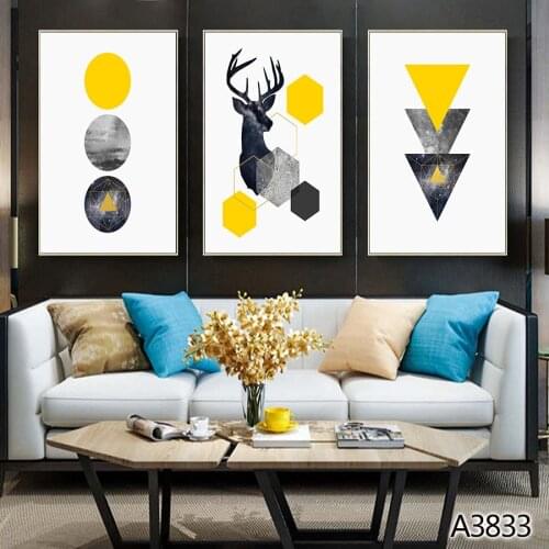 Modern Abstract Oil Painting Print on Canvas 3pcs Color Abstract Canvas Printing Wall Art Picture Painting for Home Decor