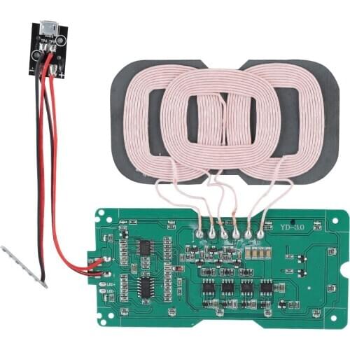 SOONHUA QI Standard 3 Coil Charging Transmitter Module Circuit Board Coil Charger Wireless Charger DIY Transmitter Modules