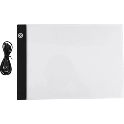 Led Lighted Drawing Board Ultra A4 Drawing Table Tablet Light Pad Sketch Book Blank Canvas For Painting Acrylic Watercolor Paint