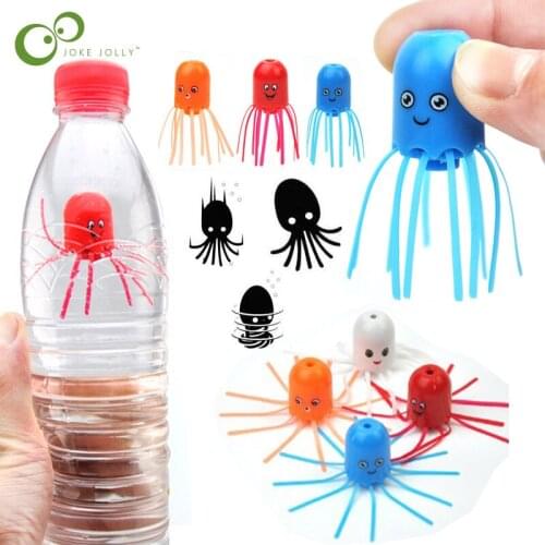 1/3/5Pcs Cute Funny Toy Magical Magic Smile Jellyfish Float Science Toys Gifts For Children Kids Random Release Pressure Toy YJN