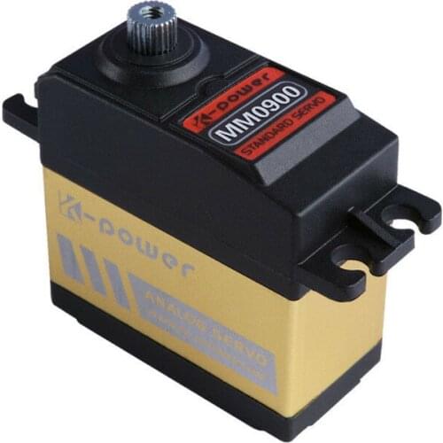 3PCS K-power MM0900 10KG Torque Full Metal Gear Analog Servo Brushed/DC motor RC Servo for 1/8 1:10 throttle RC Car