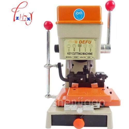 339C Vertical Key Cutter Defu Key Cutting Machine For Duplicating Security Keys Locksmith Tools Lock Pick Set 220v/50hz