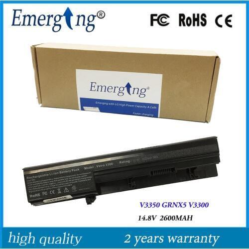 4Cell 14.8V New Laptop Battery for Dell Vostro V3300 V3350 3300 GRNX5 50TKN P09S