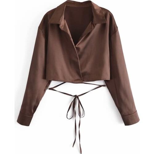 A.D.EAST Womens Satin Shirts