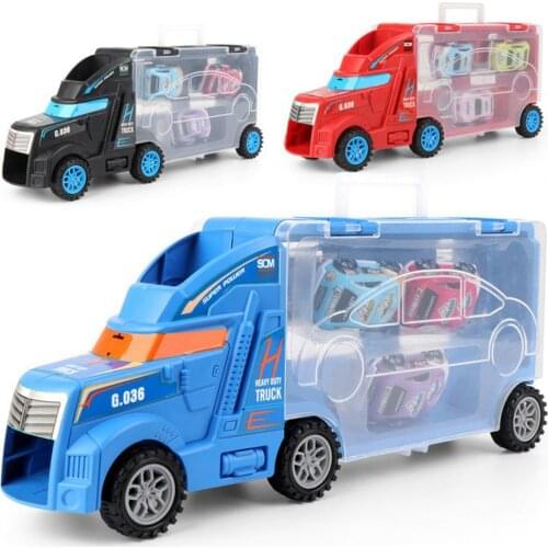 Car Container Lightweight Convenient Fine Workmanship Detachable Car Carrying Case Educational Kids Montessori Toys for Children